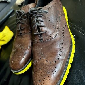 Cole Haan Zero Mens 13 leather brogues